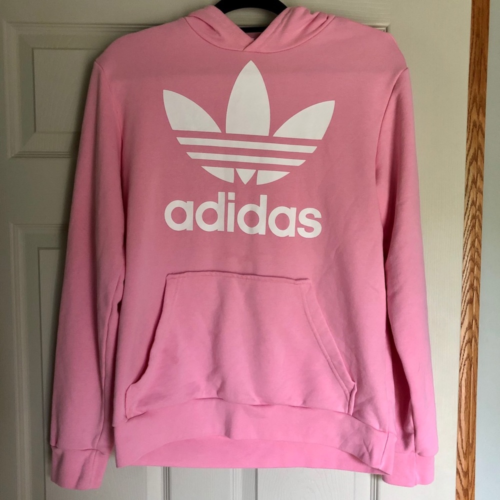 pink adidas hoodie